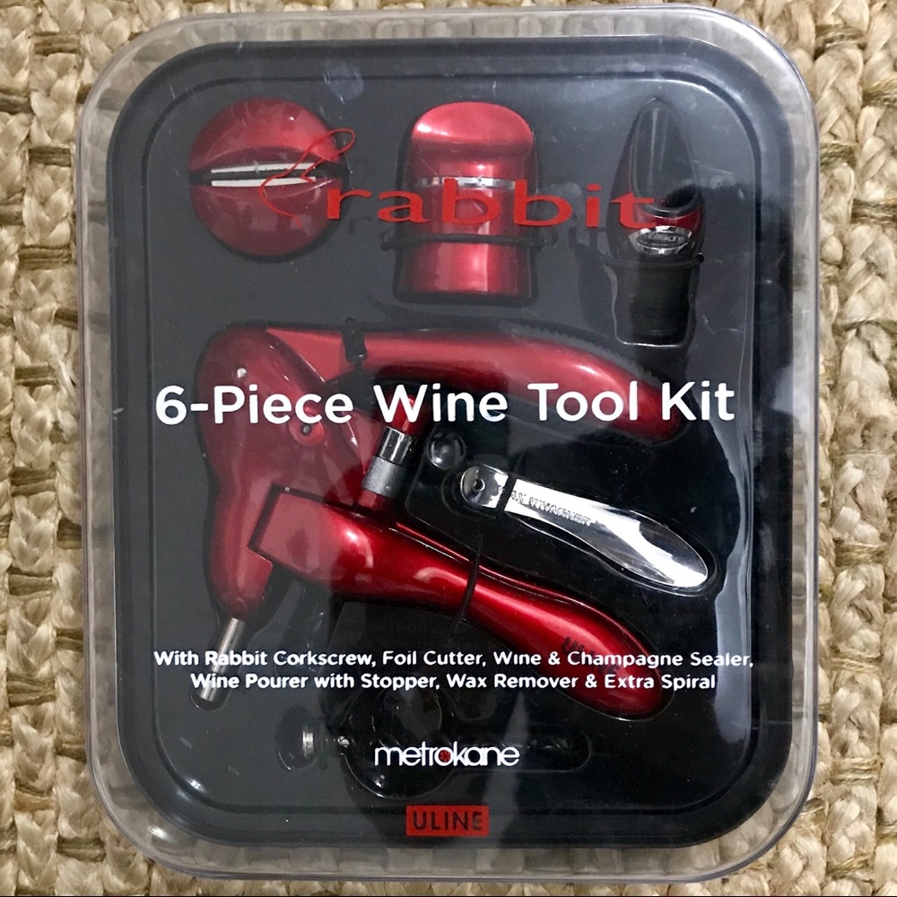 NWT - 🍷Rabbit 6 Piece Wine Tool Kit Gift Set🍷
